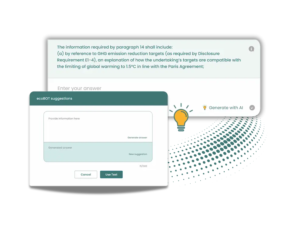 Report generation dashboard